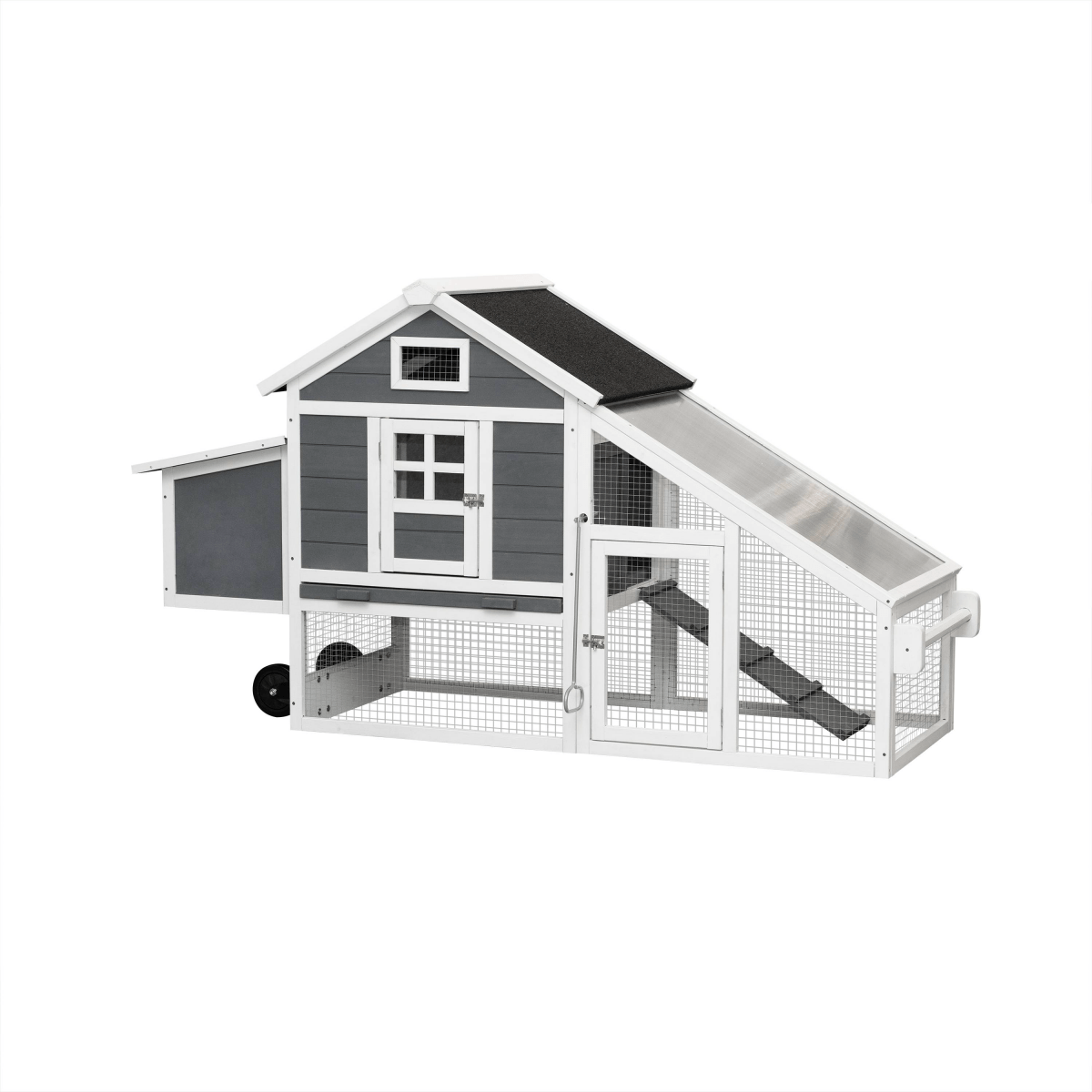 Convenient Chicken Coop on Wheels - Spacious, Durable, and Easy to Move - Small Pet Homes