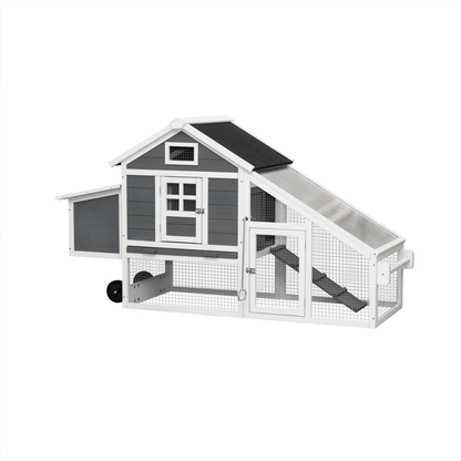 Convenient Chicken Coop on Wheels - Spacious, Durable, and Easy to Move - Small Pet Homes