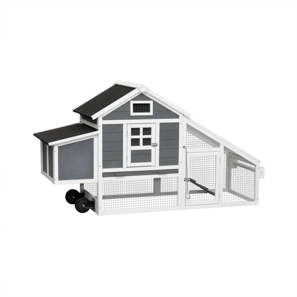 Convenient Chicken Coop on Wheels - Spacious, Durable, and Easy to Move - Small Pet Homes