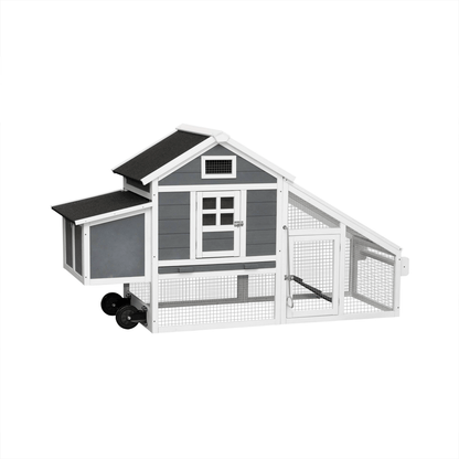 Convenient Chicken Coop on Wheels - Spacious, Durable, and Easy to Move - Small Pet Homes