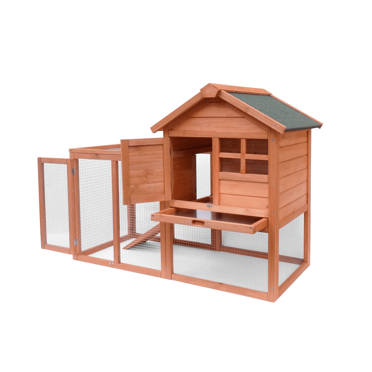 Durable Small Wooden Chicken Coop – Perfect for Limited Spaces - Small Pet Homes