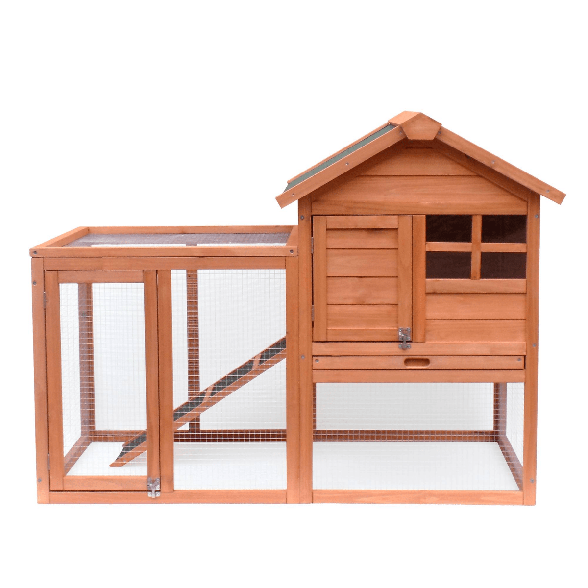 Durable Small Wooden Chicken Coop – Perfect for Limited Spaces - Small Pet Homes