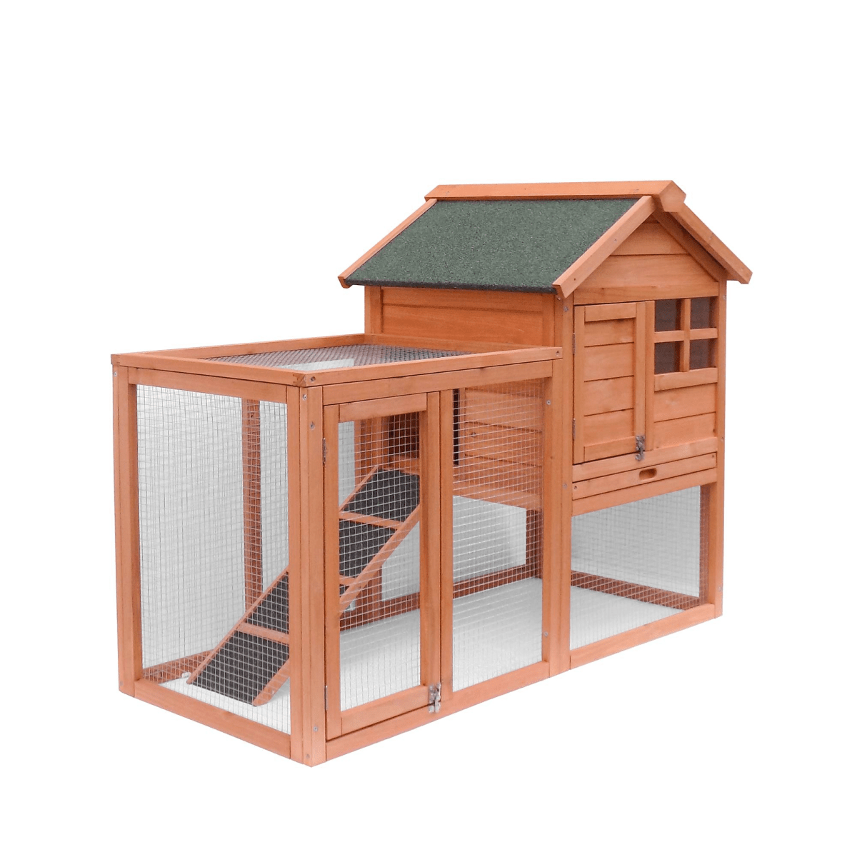Durable Small Wooden Chicken Coop – Perfect for Limited Spaces - Small Pet Homes