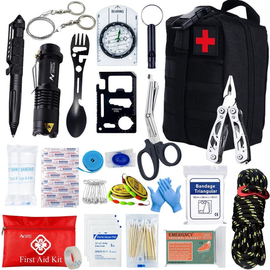 Kit de Supervivencia 14 en 1 Multifuncional con Mochila – Preparado para Apagones y Emergencias - Small Pet Homes